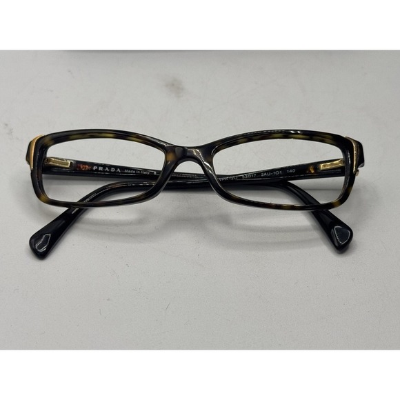 Prada VPR 120 2AU-101 Eyeglasses Frames Womens Brown 53-17-140 (BP14398640) - Picture 2 of 7